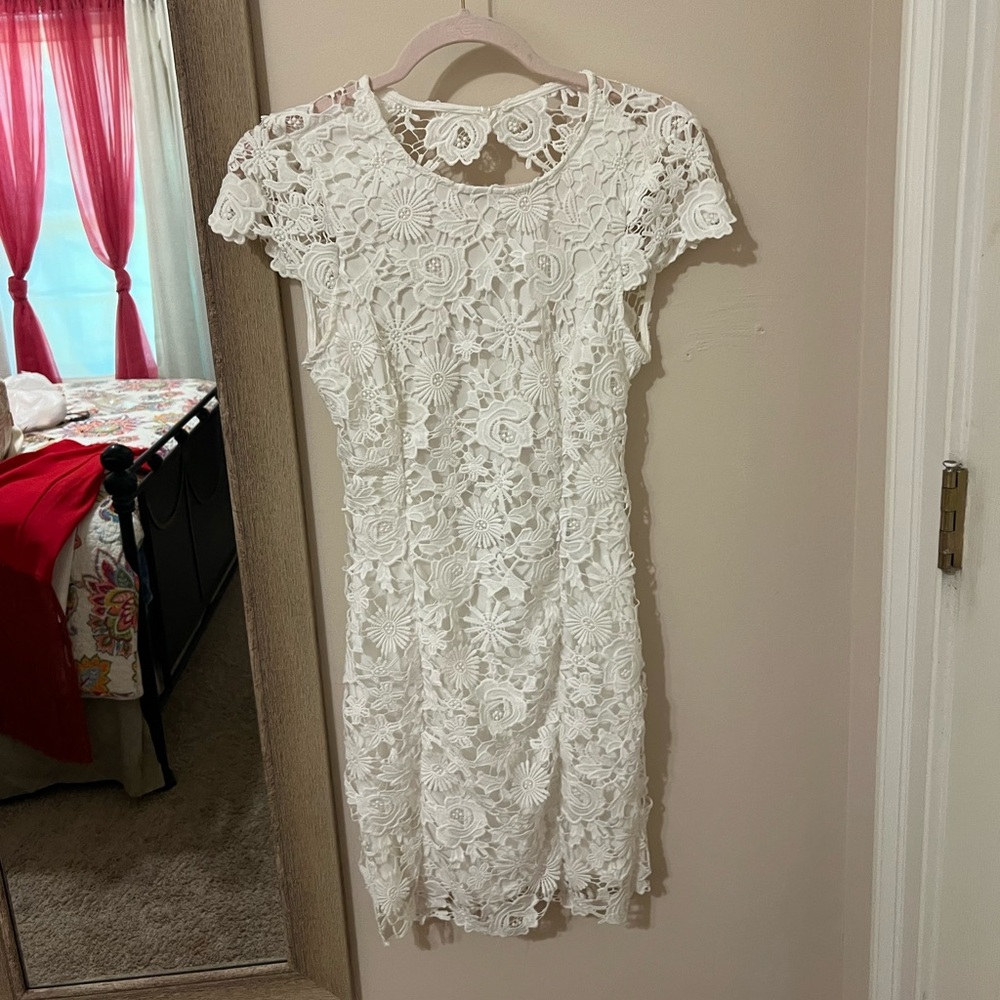 White Lace Dress